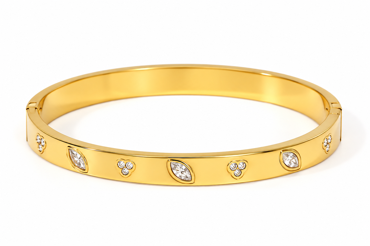 Marquise Crystal Bangle